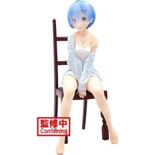 From Zero Rem Pajamas Jingpin Rem Desktop Static Decoration Japanese Anime Figure model Ornaments Colletible Model Toys