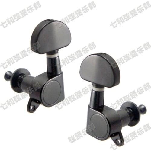 QHX 6PCS/set 3R3L Acoustic Classical guitar strings button Tuning Pegs Keys tuner Musical instruments Guitar accessories Parts