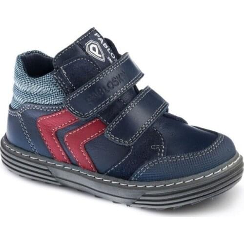 Boots for child in fur with collar textile Pablosky