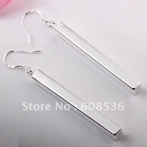 Silver color plate earring, fashion jewelry,Brand New E02