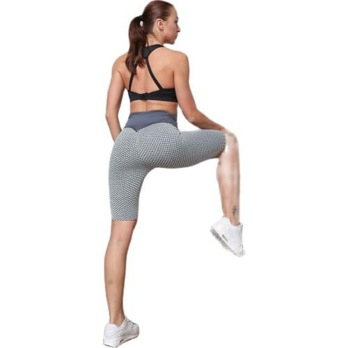 2021 Scrunch Butt Lifting Yoga Shorts for Women High Waist Tummy Control Hot Pants Workout Running Beach Booty Shorts