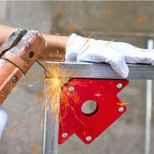 2pcs Angle Soldering Locator Strong Magnetic Welding Corner Holder Positioner Soldering Locator Welding Tool Accessories 25LBS