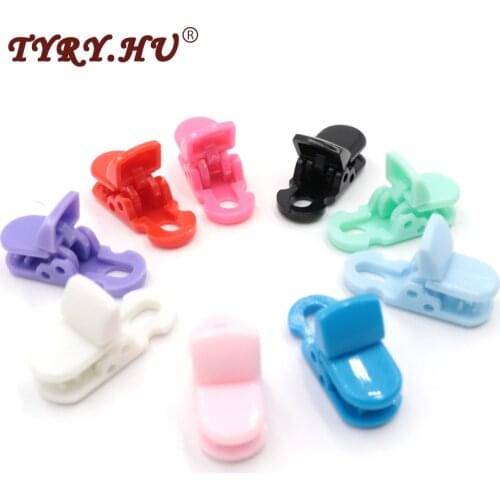 TYRY.HU 5Pcs Multifunction Flat Head Pacifier Clip Holder Baby Teether Chain Feeding Accessories Special Designed For Baby Safe