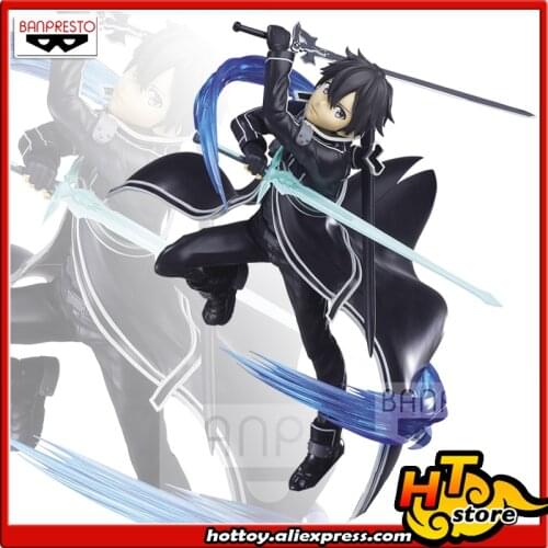 100% Original Banpresto ESPRESTO Collection Figure - Kirito Black Swordsman ver. from “Sword Art Online