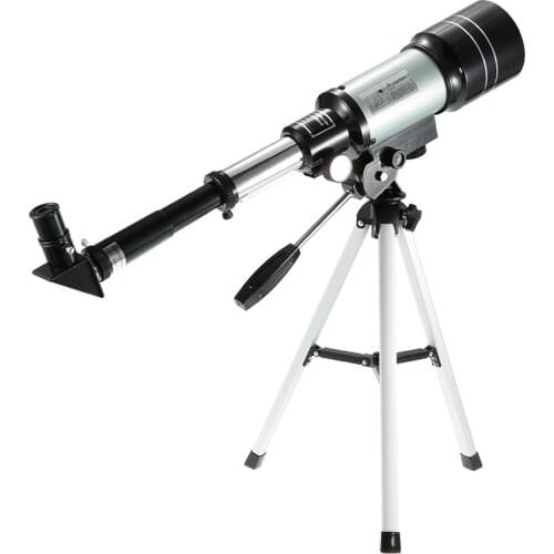 150X Professional Astronomical Telescope Outdoor HD Monocular Refractive Space Travel Spotting Scope with Portable Tripod Lever