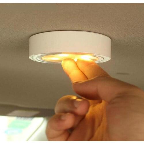 2piece/lot Cabinet Wardrobe Led Pat Light Battery Operated Led Night Lights Stick Tap LED Wall Light Lamp for Indoor/Car