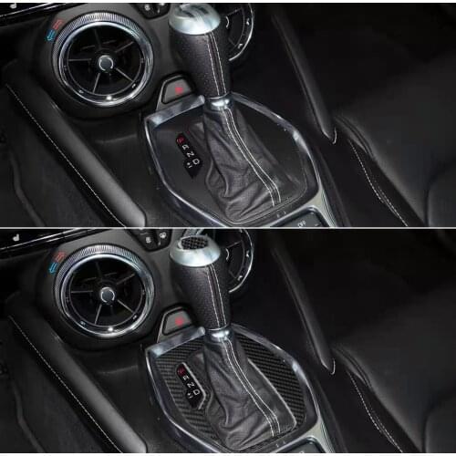 2pcs Car Central Gearbox Cover Left Frame Protection Durable Sticker Shell For Chevrolet Camaro 2017-2021 Auto Accessories