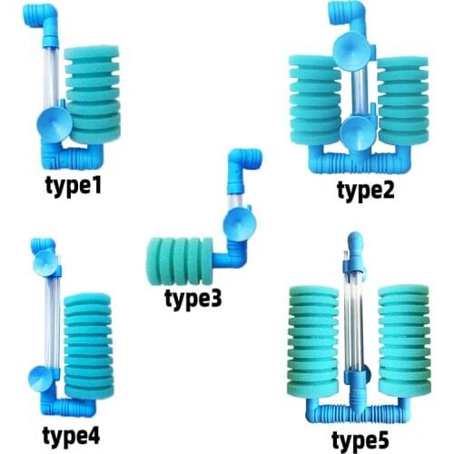 Aquarium Sponge Filter Fish Tank Shrimp Pond Air Pump Biochemical Sponge Filter Bio Sponge Filter Aquarium Filtration Filter