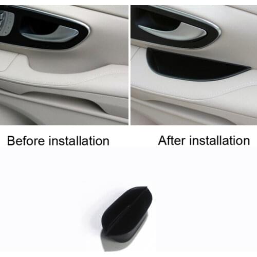 For Mercedes-Benz Vito W447 2014-2018 Plastic Interior Front Door Storage Box Organizer Case Container Tray 2pcs