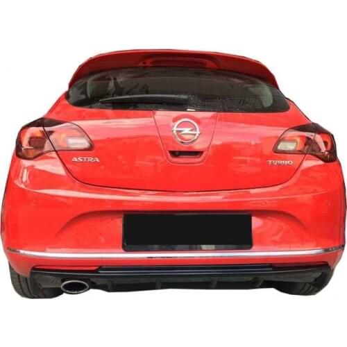 Opel Astra J Facelifted Case For Sport Tail Rear Bumper Lip Diffuser for Opel Astra J 2013 2014 2015 Diffuser Rear buffer Attachment
