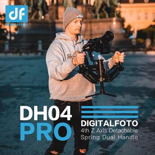 DH04-PRO 3 axis Gimbal stabilizer Spring Dual Handle 4.5kg bear with strap for RONIN S Ronin SC Crane 3S&LAB CRANE 3 Moza Air 2