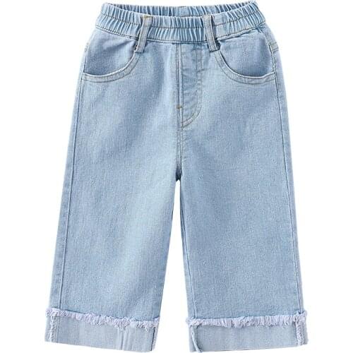Toddler Girl Jeans Baby Pants New 2021 Cute Fashion Trousers Casual Children