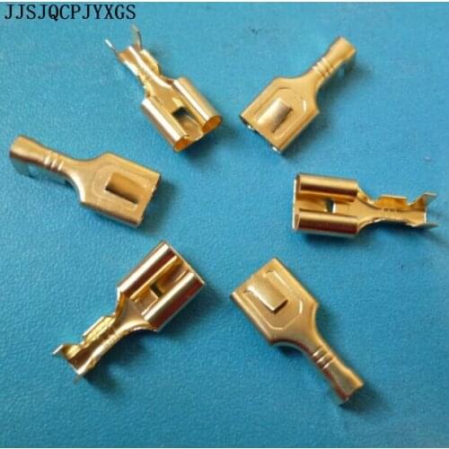 JJSJQCPJYXGS 1000pcs 7.8mm Crimp Terminal Female Spade Connector