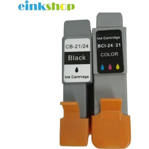 Einkshop Ink Cartridge for Canon BCI 21 24 BCI-21 BCI-24Cartridge for Canon I250 I320 I350 I450 I470 I455 I475 IP1000 IP1500