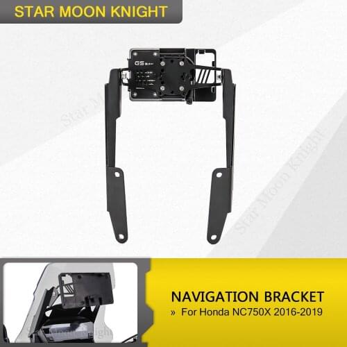 For HONDA NC750X 2016-2019 bracket mobile phone mobile phone GPS tablet bracket 2017 NC 750X photography bracket