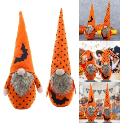 Faceless Doll Halloween Gnome Swedish Elf Dwarf Toy Soft Stuffed Doll with Height Hat Home Farmhouse Kitchen Decor SAL99