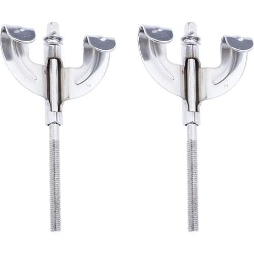 MagiDeal Bass Drum Claw Hook and Tension Rods Drum Parts Accessories Accs