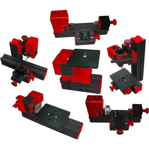 DIY Mini Micro Lathe Machine Tool 6 in 1 lathe.Milling ,Drilling ,Wood Turning ,Jag Saw & Sanding Machine,Only for WOOD