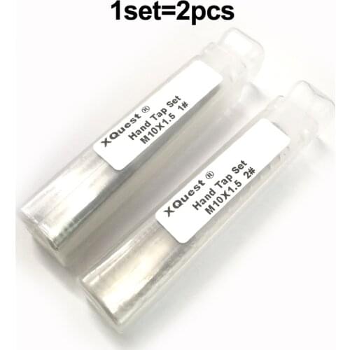 Two Metric Hand tap set M10 10X1.5 10X1.25 10X1 Straight Flute Bottom Fine thread Right Hand taps M10X1.5 M10X1.25 M10X1.25 mm