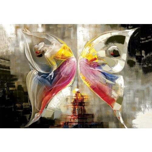 New Diamond Embroidery Butterfly dancer DIY Diamond Painting Cross stitch Full Square Diamond Mosaic Decoration Paintings FZ789