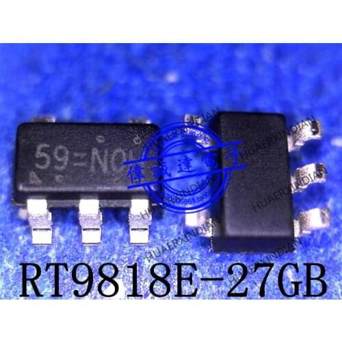 New Original RT9818E-27GB Printing 59=NOH 59= SOT23-5