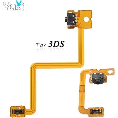 YuXi L & R Shoulder Button with Flex Cable for Nintendo 3DS Repair Left Right Switch Trigger
