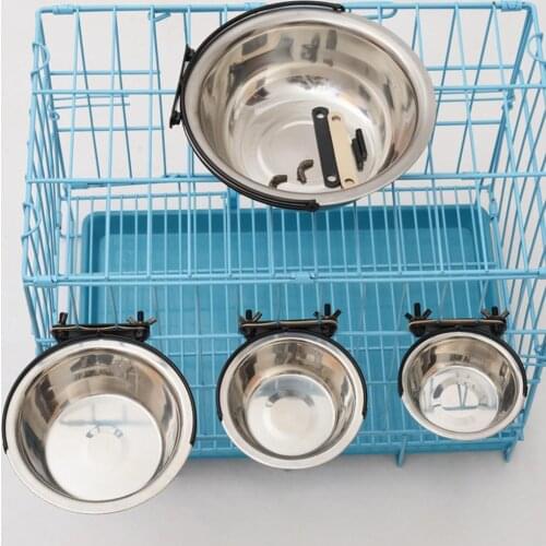 Pet Hanging Fixed Bowl Dog Feeding Case For Dish Water Anti-overturning Feeder