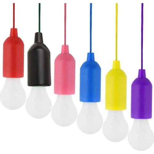 7 Colors Portable Living Room Dining Room Decoration Hanging Lights Colorful Portable Led Lamp For Festive Party With Rope