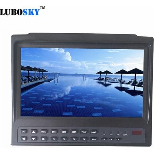 7inch Portable widescreen Satellite finder DVB-T2 Test Monitor DVB-S DVB-S2