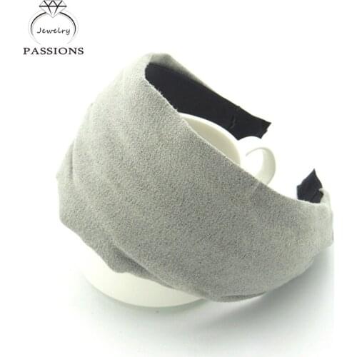 Fashion Hot Sale New Hair Band High Quality Cashmere Wide Hairband Headband Hair Accessories Headwear For Women&Girl Used