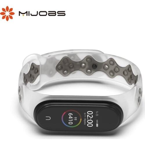 For Xiaomi Mi Band 4 Strap Sport for Xiaomi Band 3 Silicone Wrist Bracelet for Mi Band 4 Wristbands Translucent Accessories