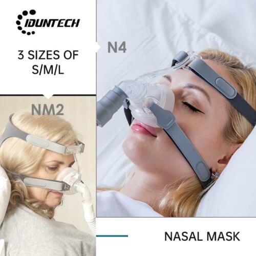 CPAP Snoring Mask Nasal Respirator N5 With Adjustable Headgear Clips For Medical Breathing Machine Ventilator Sleeping Apnea