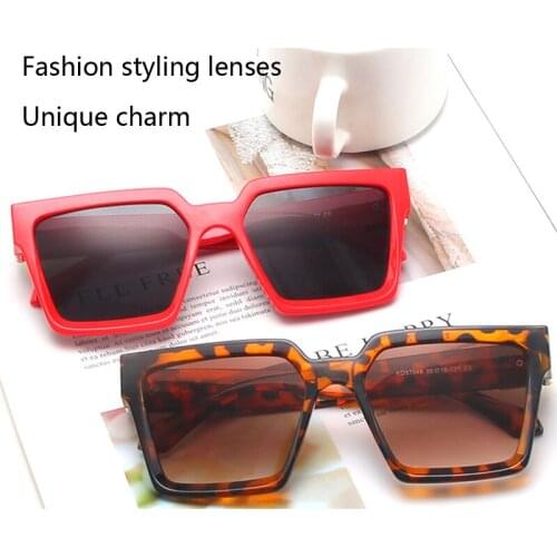 Sunglasses 2021 New Fashion Square Car Goggles One-piece Large Frame Sunglasses European And American Fashion Square Sunglasses