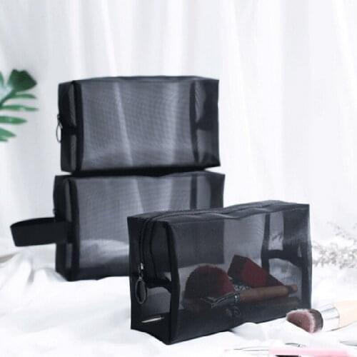 Cosmetic Toiletry Bathing Storage Bag Mesh Travel Organizer Bags Large Capacity Wash Make Up Hanging Storage Bag for Bathroom