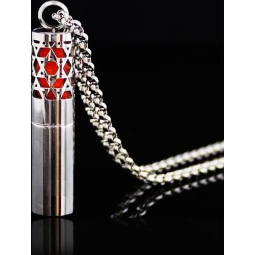 1PC Stainless Steel Aroma Essential Oil Perfume Diffuser Locket Necklace Pendant Aromatherapy Diffuser Jewelry