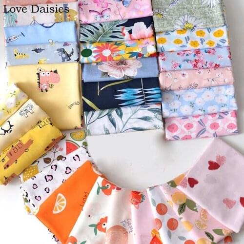 Cartoon Animal Flower Fruit Dot Heart 100% Rayon Thin Soft Smooth fabric Tissue for Summer Apparel Dress Shirt Blouse Nightdress