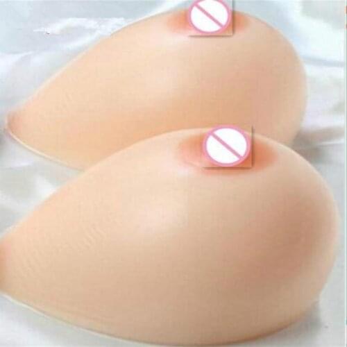 2020 Fake Crossdresser Transgender Shemale Soft Silicone Breast Form Boobs Tit Soft Lifelike Mastectomy Bra Drag Queen Gift