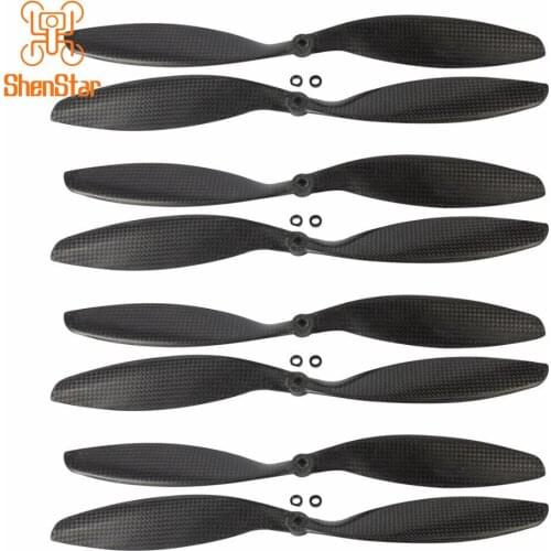 3k Carbon Fiber CW CCW Propellers 8x4.5 9x4.7 10x4.5 10x4.7 11x4.7 12x3.8 12x4.5 14x4.7 CF Props for Racing Drone FPV Racer