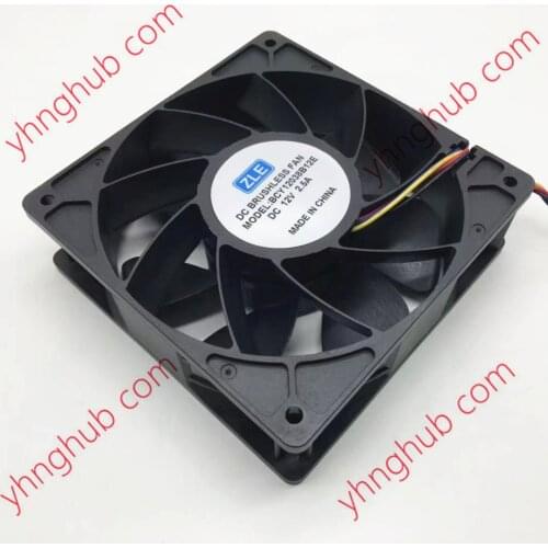ZLE BCY12038B12E DC 12V 2.5A 120x120x38mm 4-Wire Server Cooling Fan