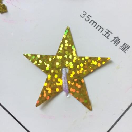 500g 35mm Flat Star Sequins For Crafts Sewing Accessories Customized Confetti Spangles With 1 Middle Hole