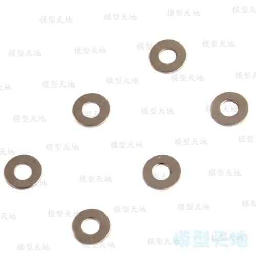 6PCS Washer Gaskets 7*3*0.5 6P 18037 For Unlimited Climbing Car HSP 94180 1/10 4WD 4X4 Off-road Rock Crawler Pangolin RC Car