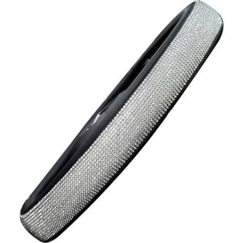 Dual USB Car Charger Full Drill Steering Wheel Cover Diamond Rhinestone Craftsmanship Safety Hammer Cover