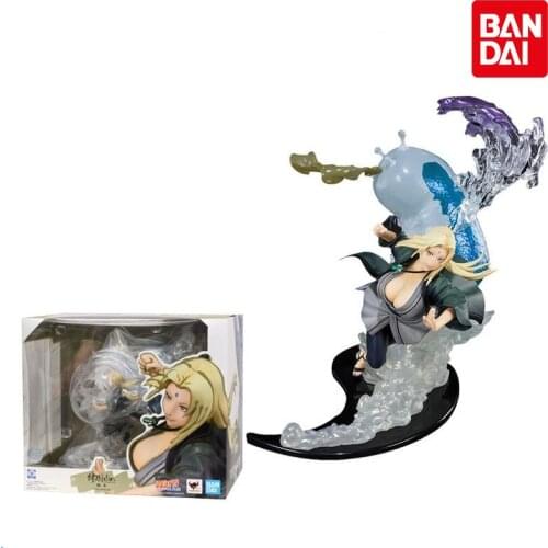 Bandai Naruto Anime Figure Figuarts Zero Relation Bond Tsunade Genuine Model Collection Decoration Peripheral Children Gift