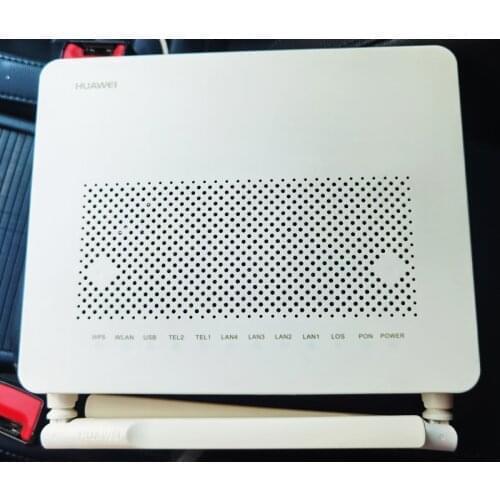 Free Shipping Hotsale 100% New HG8245H 4GE+2TEL+USB+WIFI 5dBi GPON XPON ONU FTTH English Version Router