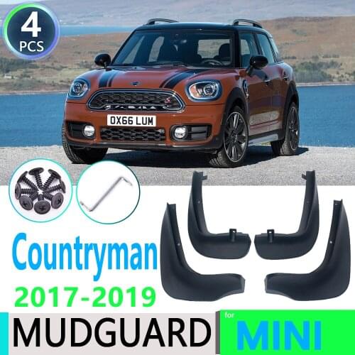 For Mini Countryman F60 2017 2018 2019 2nd 2 Genration Fender Mudguard Mud Flaps Guard Splash Flap Car Accessories