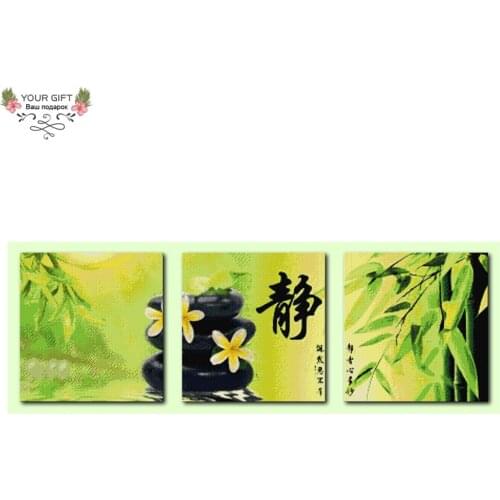 Joy Sunday Z006(4) 14CT 11CT Counted Quietness Chinese Home Decoration Cross Stitch