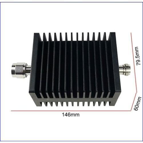 100W N-JK coaxial fixed attenuator,DC to DC to 4GHz ,50 ohm ,1dB,3dB,5dB,6dB,10dB,15dB,20dB,30dB,40dB,50dB