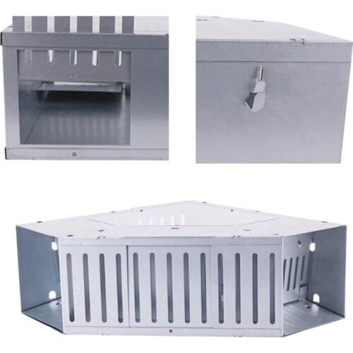 Automatic Continuous Mousetrap Reusable Large Double Door Mouse Trap Catcher High Effect Rat Catcher Rat Killer Mice Rodent Cage