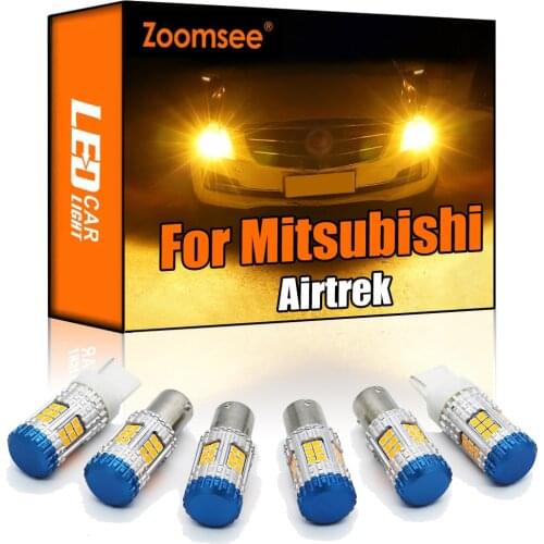 Zoomsee Canbus For Mitsubishi Airtrek 2002-2020 No Hyper Flash Error Auto Lamp LED Front Rear Turn Signal Light Indicator Bulb