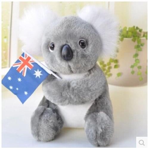 22 cm cute koala bear plush toy Australia flag koala doll, childrens toy gift b4894